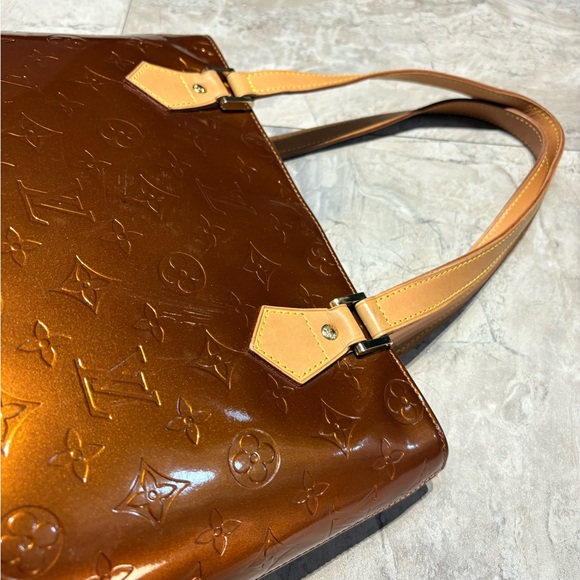 Louis Vuitton Tan Embossed Tote - Picture 3 of 4